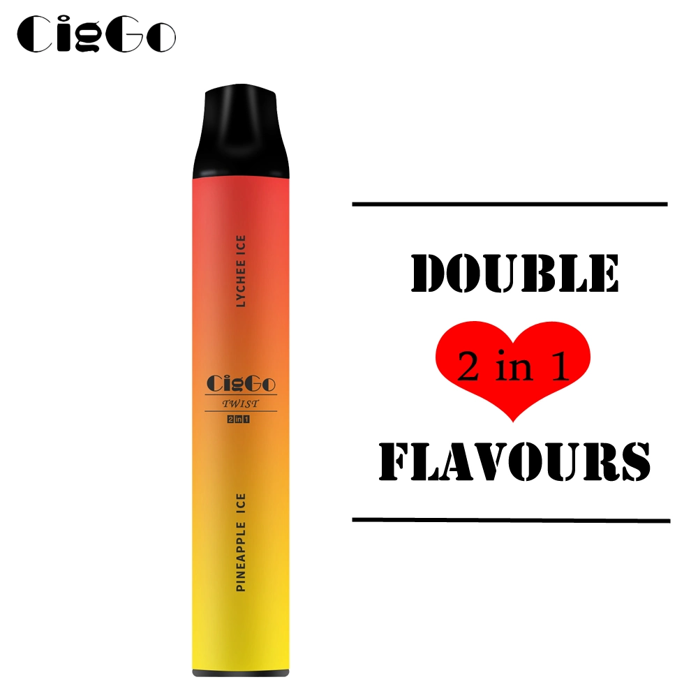 Portable Disposable/Chargeable Pod System Vape Various Flavors Puff Bar Puff Double 2 in 1 Dual Flavours