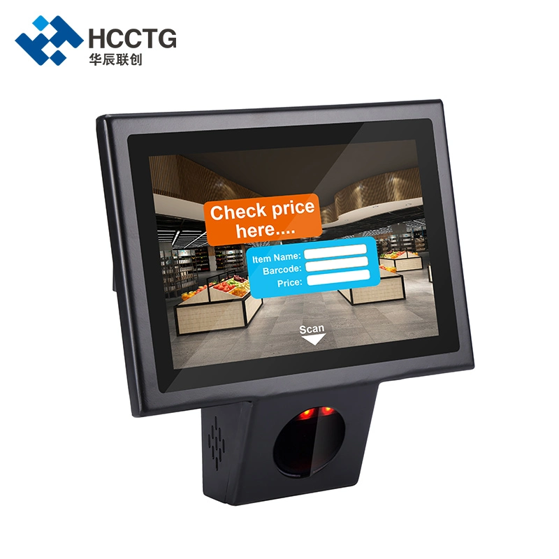 Supermarket 10.1 Inch Touch Screen Self-Service Price Checker Windows Price Checker with 2D Scanner Hpc-10W