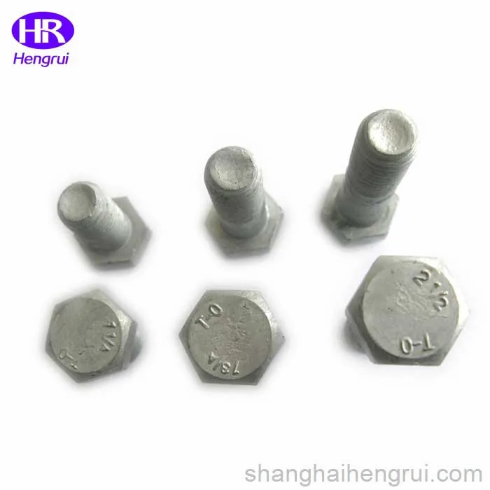 Carbon Steel HDG A394 Tower Bolt, Step Bolt for Transmission Tower/ Electrical Tower/ Electric Pole