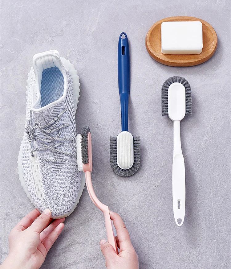 Multi-Function Plastic Long Handle Shoe Cleaning Brush