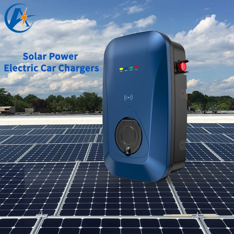 Elektrofahrzeug-Ladegeräte Photovoltaiksysteme für Elektroauto-Solarwagen Batterieladegeräte Typ 2 Solar Power Elektro-Auto Ladegeräte