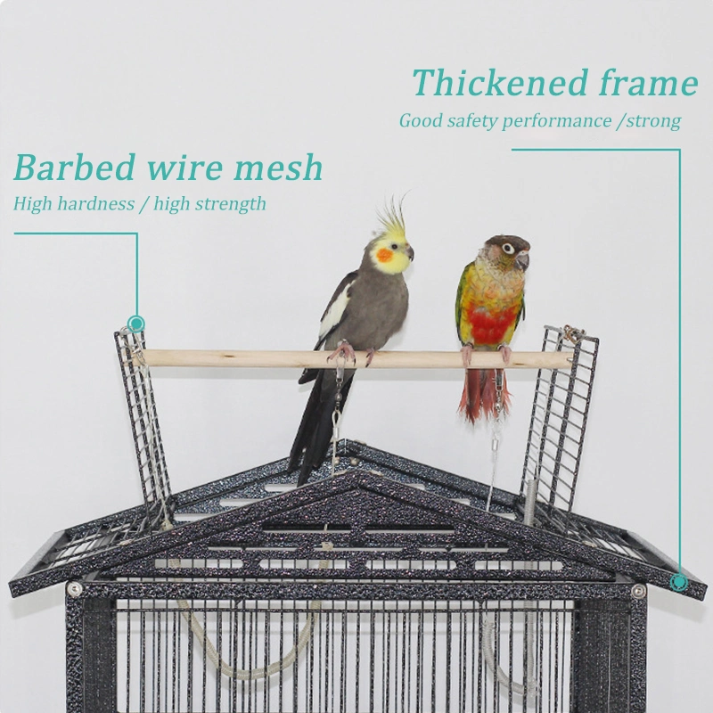 Venda por grosso de malha de aviário grande gaiola de Pássaros de Aço Inoxidável Reprodutores Vintage Parrot Pombos Grande Gaiola de Pássaros