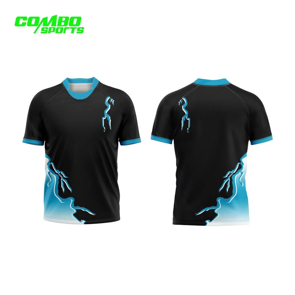 Mens Plus Size Polos Shirts Short Sleeves Rugby Wear Rugby League Jersey 2022 Latest Design Rugby Uniform Custom Service Rugby Sportswear