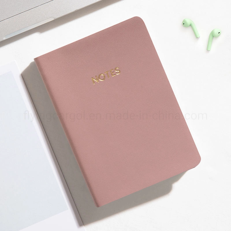 Printing PU Leather Note Book Promotional Hardcover Stationery Journal Notebook with Hot Stamp Logo
