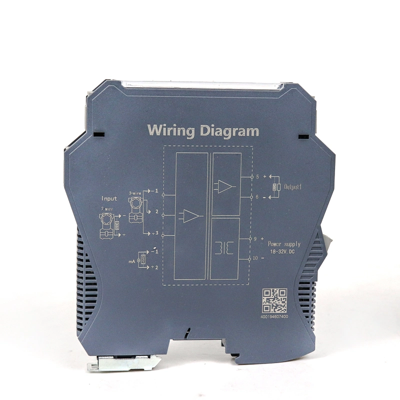 Dual Channels 4-20mA 0-10V Input Signal Isolator 1in 2 out