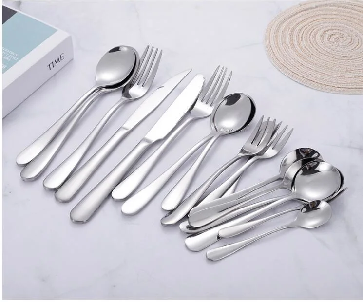 Dinner Fork Dinner Spoon Dinner Knife Sets for Restaurant &Hotel