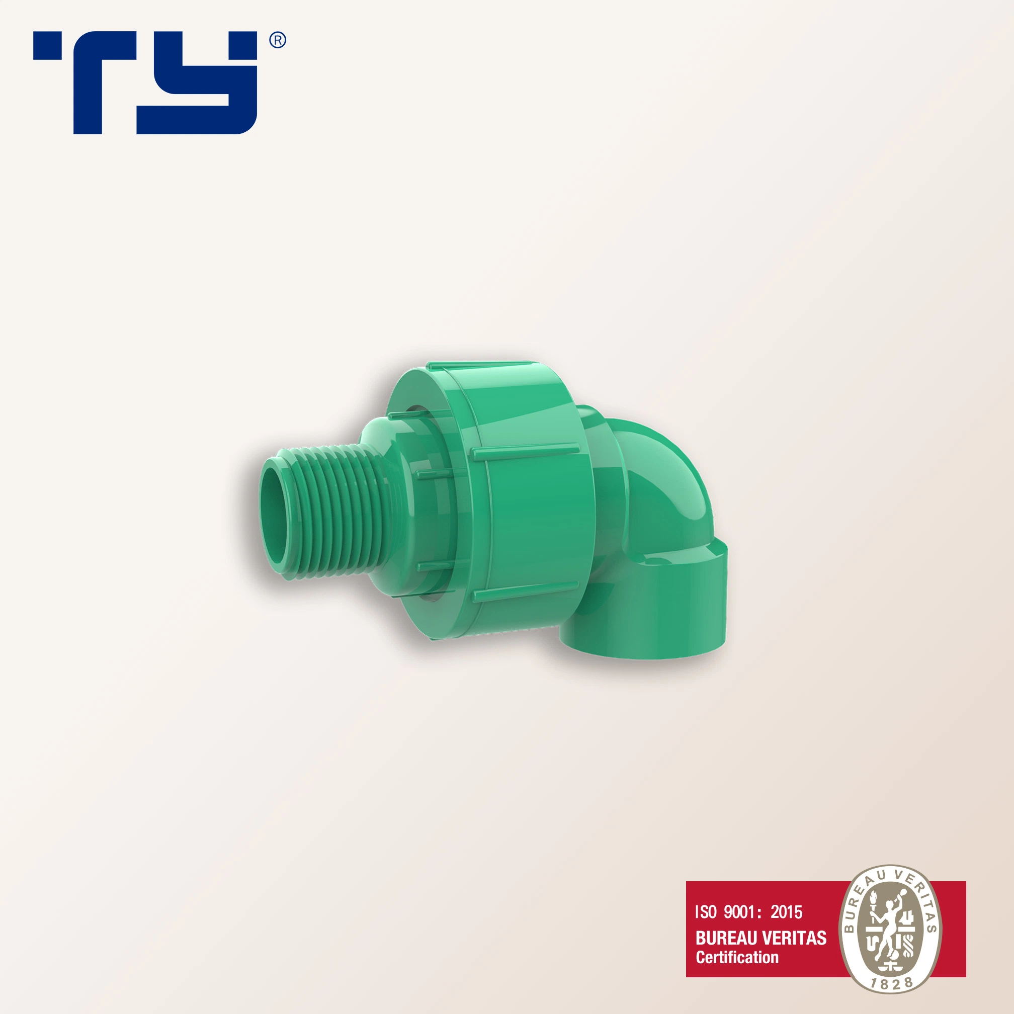 PVC (UPVC/Plastic) Presure Green Tube Pipe Fitting Adaptor for BS Standard