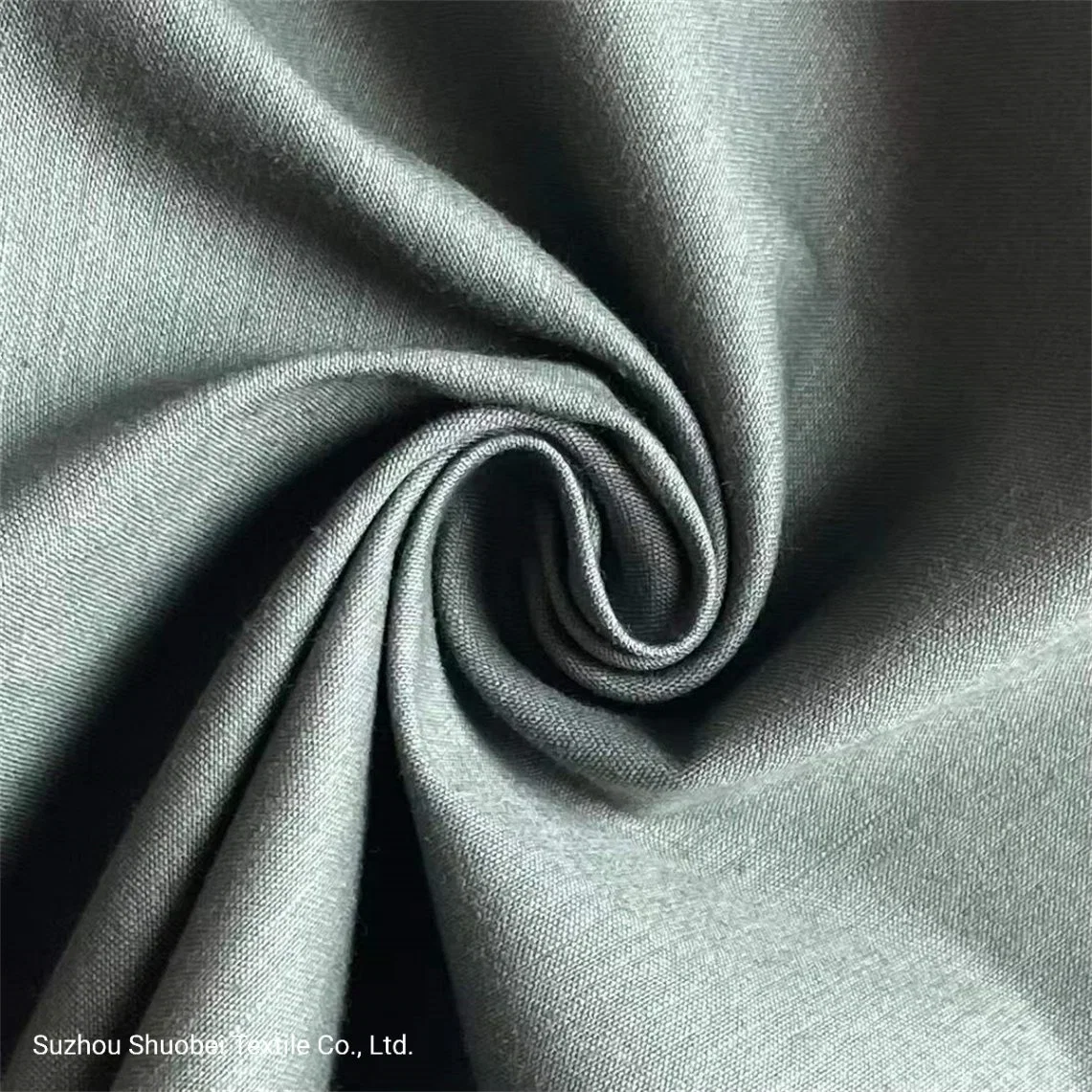 100% Cotton Weft Elastic Satin Drill Fabric for Uniform and Pants