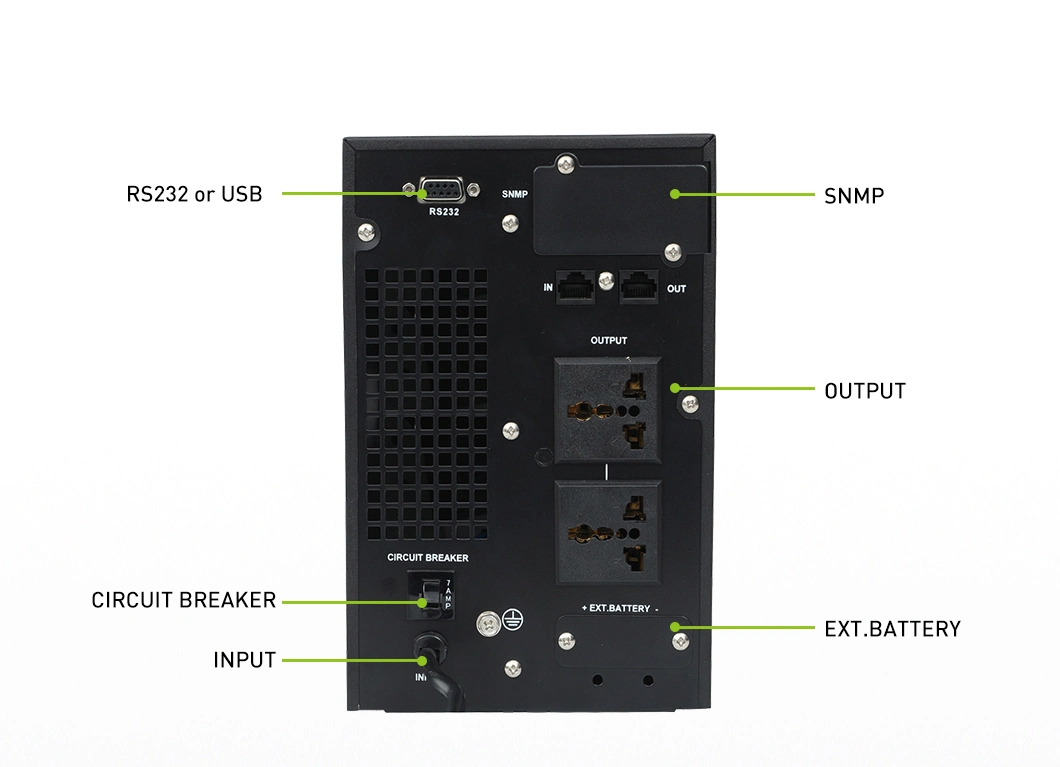 LCD Power Supply Double Conversion Sine Wave Online High Frequency Online UPS