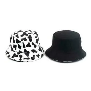 Wholesale/Supplier Custom Cheap Hats Custom Autumn Summer Fashion Korean Style Pink Cow Bucket Hat for Women Men