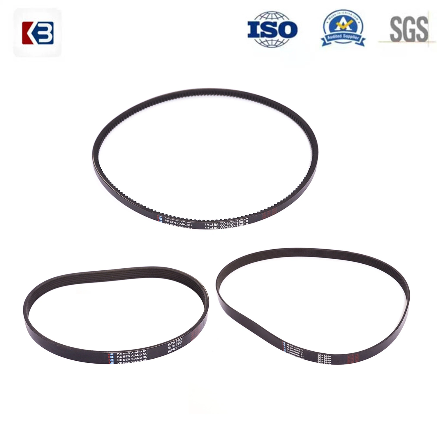 Custom-Made Ring Automobile Brubber Tooth Belt Transmission Belt