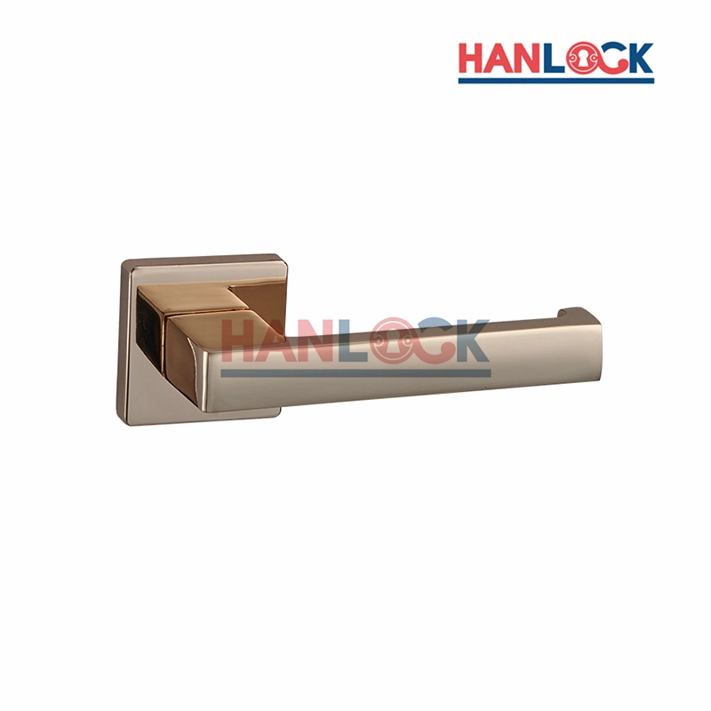 Simple Style Brass Door Handles Locks Lever for Interior Door