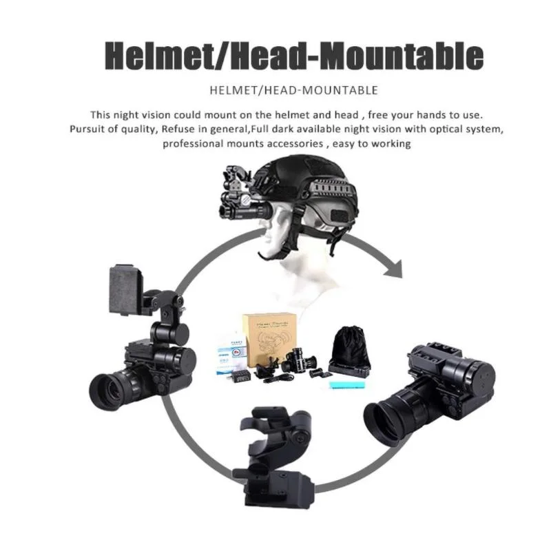 ODM Helmet mounted Gen 3 Nachtsichtbrille Monokular Für Jagdteleskop