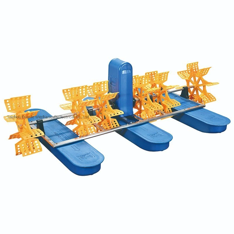 Floating Water Multi-Impeller Fish Pond Paddle Wheel Aerator Splash Pond Aerator for Aquaculture