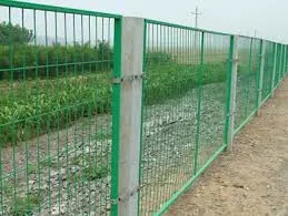 Powder Coating Green Color Welded Mesh Fence