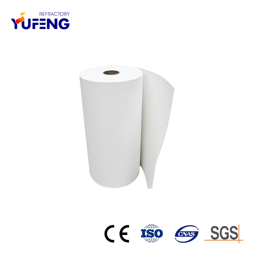 AES Wool Asbestos Free Thermal Insulation Bio Soluble Fiber Paper for Fire Glass Blanket