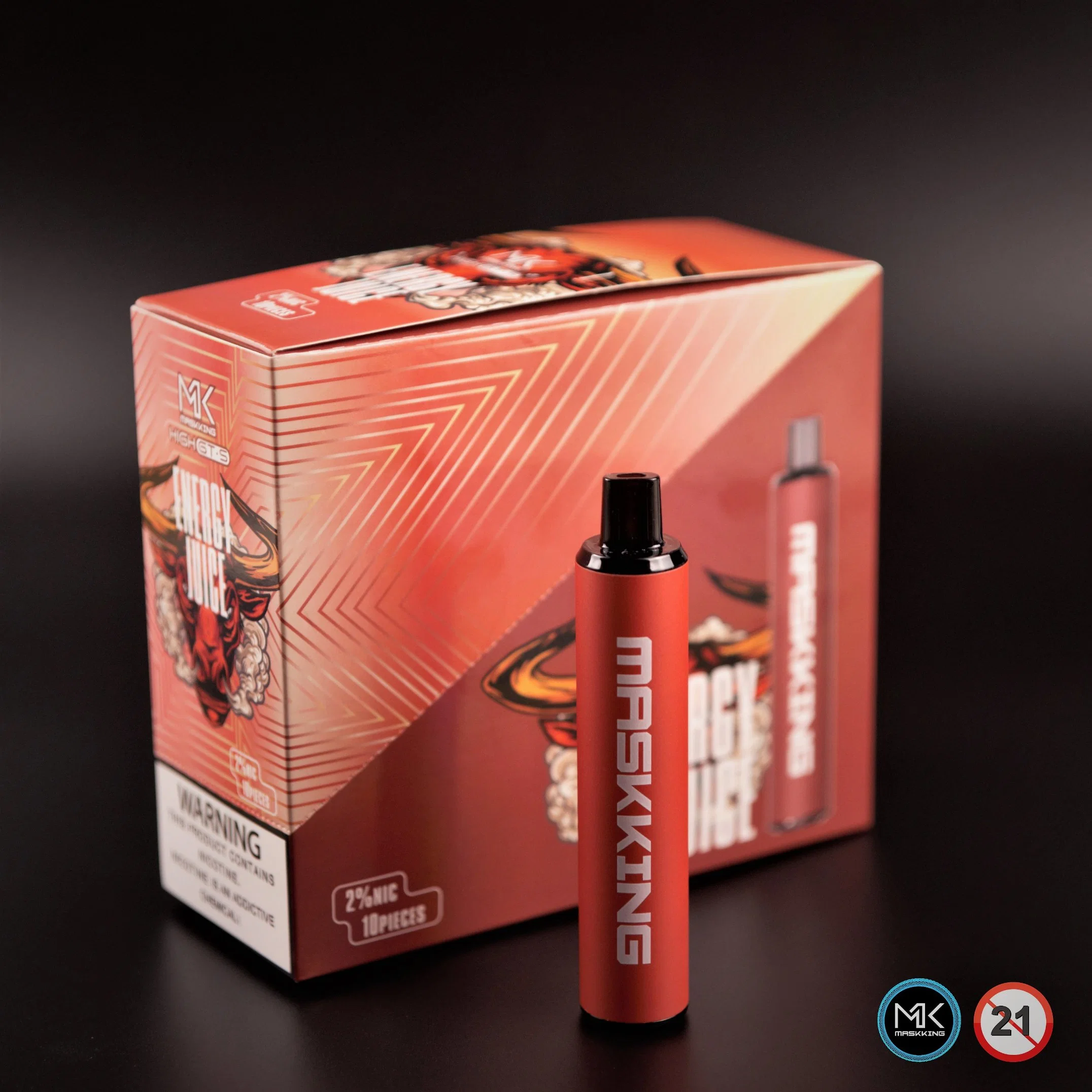 Puffs 2500 Vape descartáveis Maskking grossista alta GTS