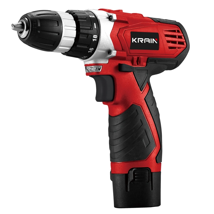 12V 1.4ah Impact Double Speed LED Cordless Drill