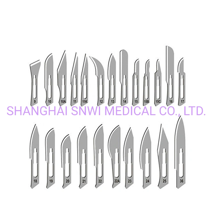 CE&ISO Certificate Disposables Medical Supply Sterile Carbon Steel Stainless Steel Surgical Blade