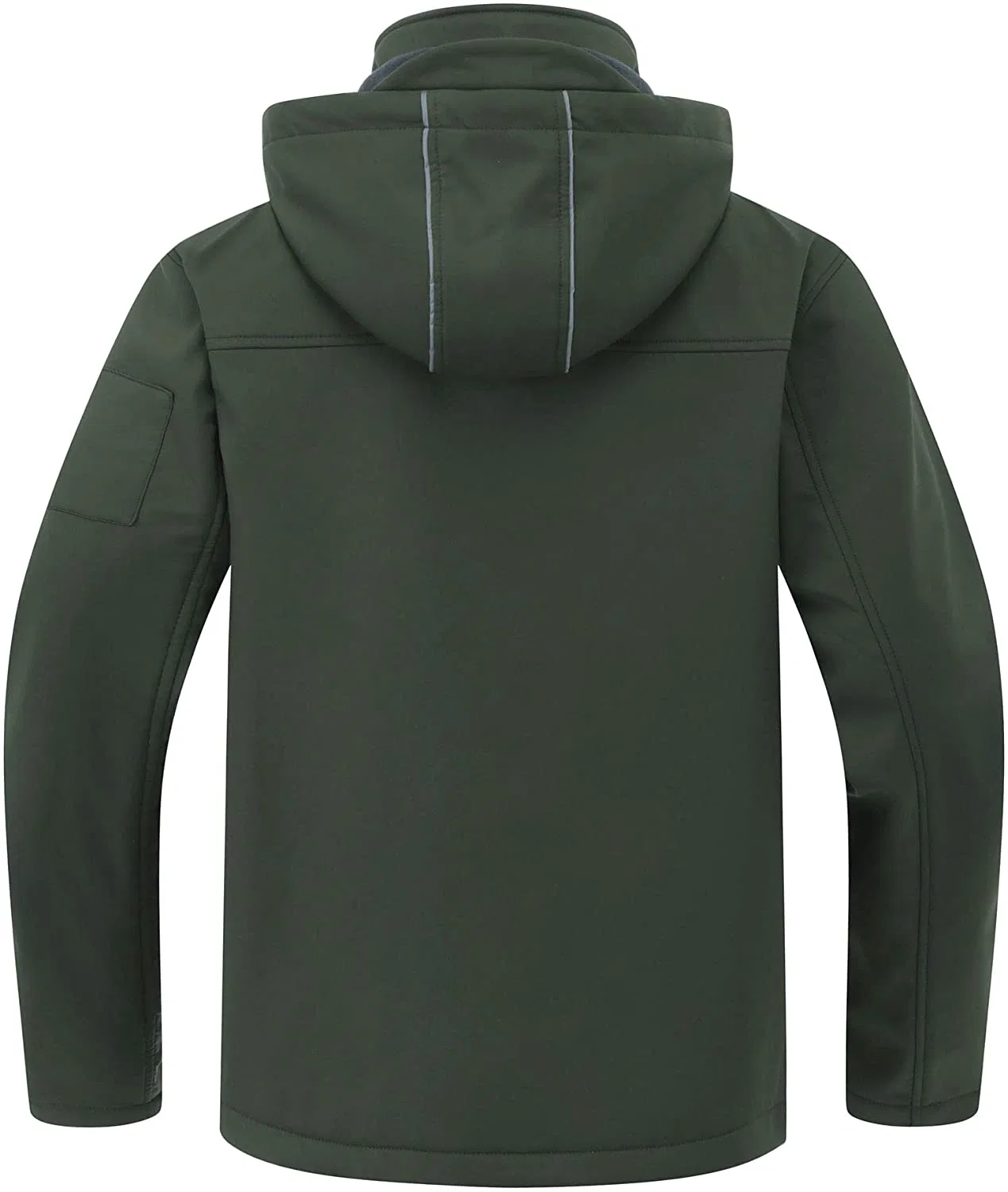 الرجال Softshell العسكرية النمط شتاء الرياضة مقاومة للرياح أزياء في الهواء الطلق سترة ذات غطاء قابل للفك