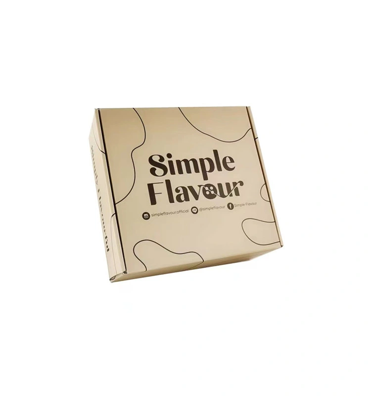 2020 New Custom Packaging Corrugated Paper Shipping Box Cardboard Mailer Boxes Printing Logo for Clothes Shoes Food Candy