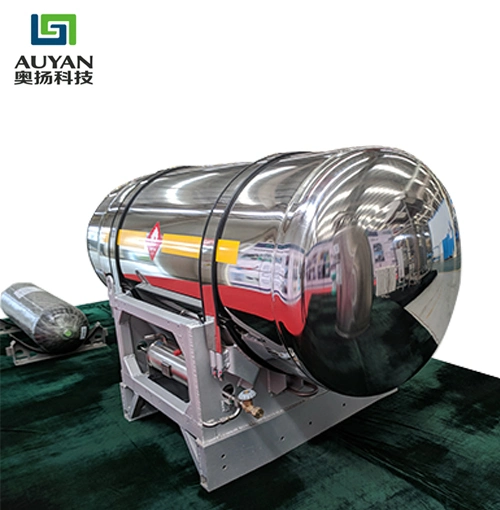 500 L Cryogenic LNG Storage Vehicle Gas Tank Liquid Oxygen Tank for Truck