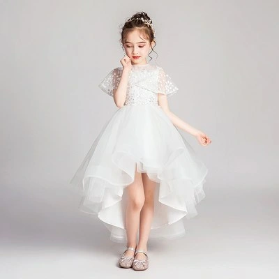 Yc16 Mädchen Geburtstag Prinzessin Kleid Blume Mädchen Brautkleid Flauschig Kleines Mädchen Abendkleid