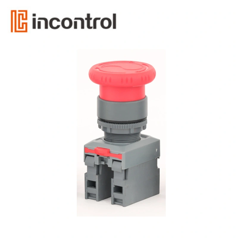 Nuevo interruptor de botón de control montado en panel IP65 La118p con cuerpo gris