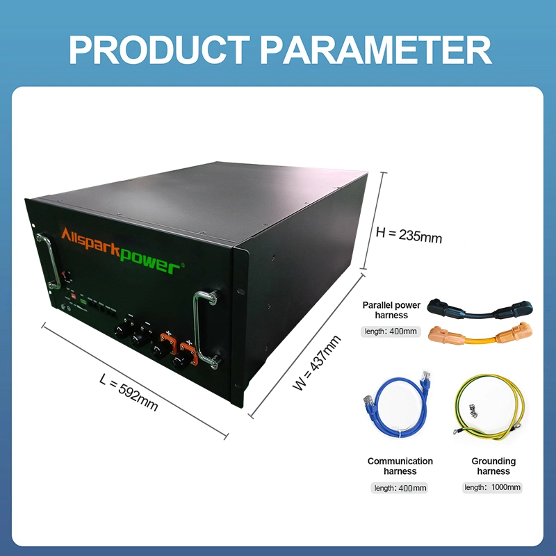 Allsparkpower 9.6Kwh solaire 48V batteries LiFePO4 dans le Pack de système d'alimentation solaire et d'EV CHARGE AVEC CE/ONU38.3/FS