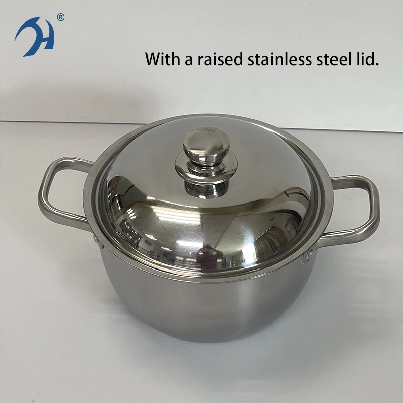 Cooking Pot Soup Pot 410 Stainless Steel Kitchenware