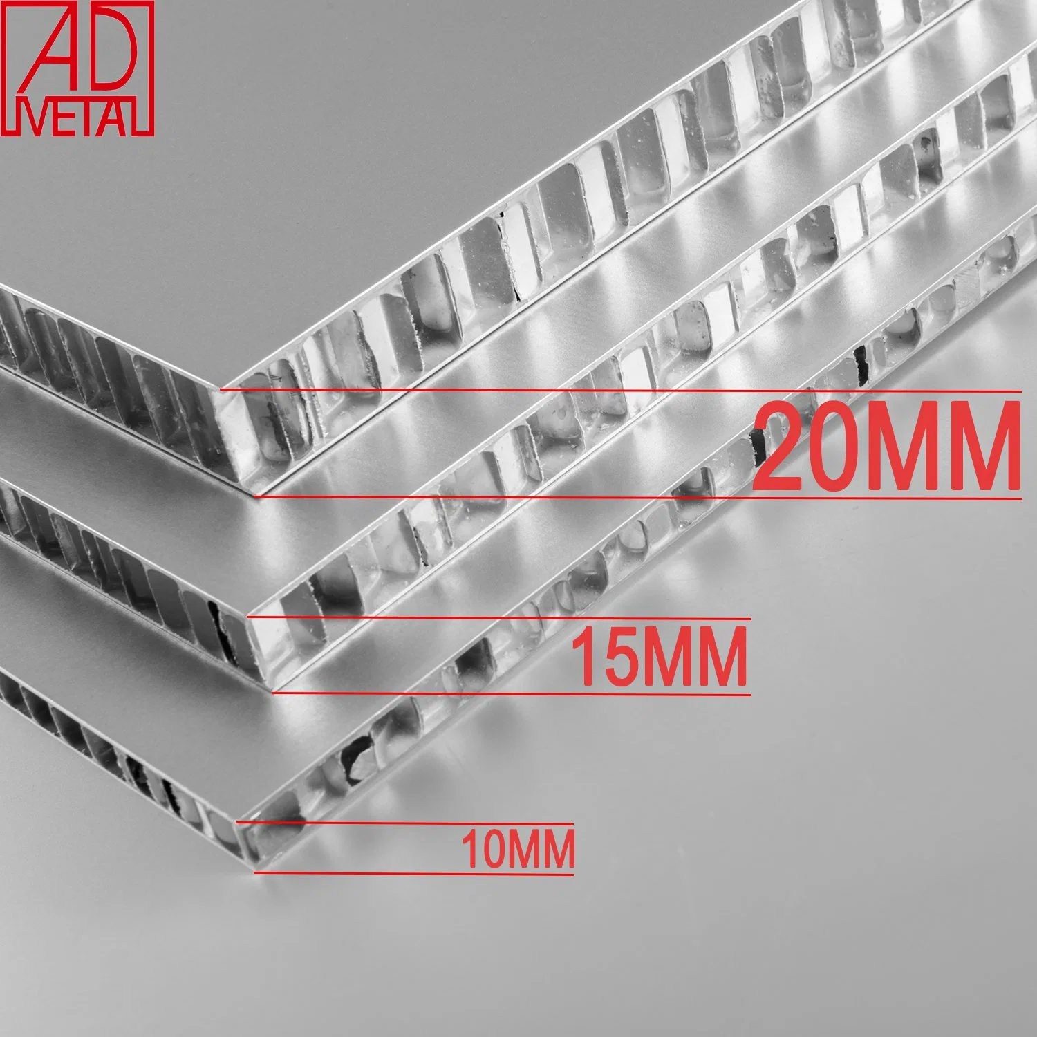 Baumaterial Vorhang Wand Verkleidung Composite Sandwich Aluminium Wabenplatte Für Außenfassade