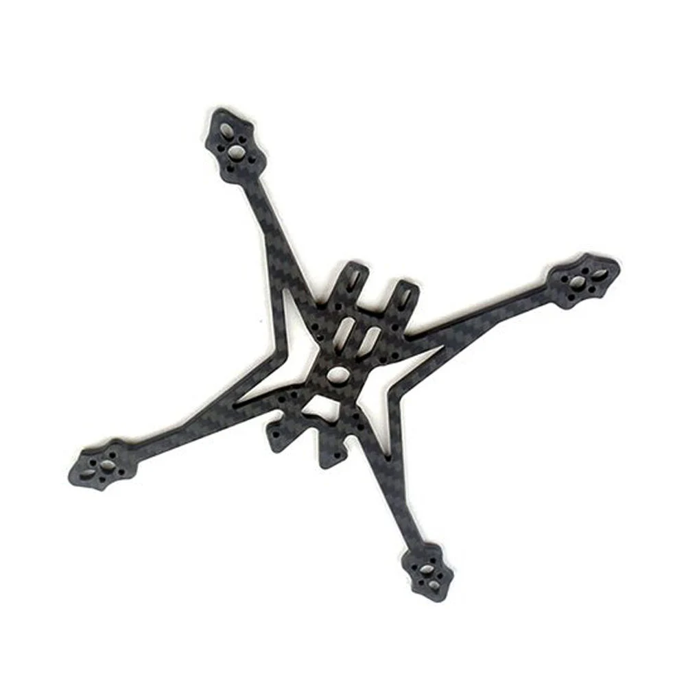 Anodized Drone Aluminum Metal Parts 3K Carbon Fiber Drone Rack Base Bend Joint Shell CNC Machining Drone Customization