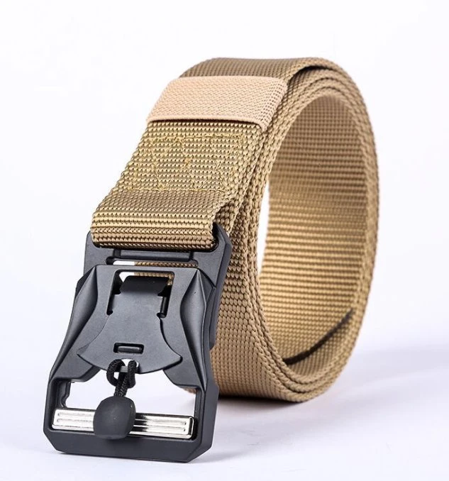 Jinteng Durable Adjustable 5cm Wide 600d Oxford Mens Military Style Belt Army Anti Riot Uniform Military Buckle Belt