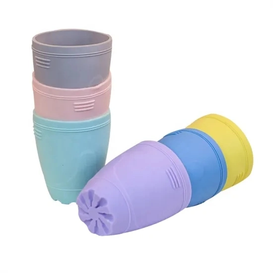 Food Grade Unbreakable Stemless Silicone Beer Mug Outdoor Water Soda Cup Glass Wine Glass Recyclable Drinking Cups