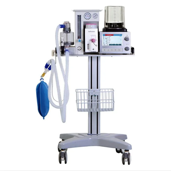 Fournitures médicales Machine d'anesthésie Anesthésie vétérinaire Ventilateur pour la respiration chirurgicale des animaux de compagnie