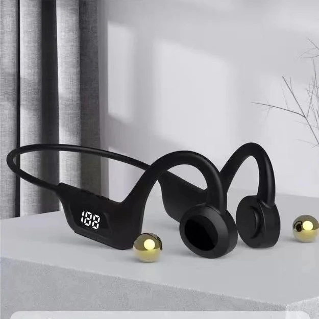 New U9 Bone Conduction Wireless Headphones Sports Waterproof Run LED Display Earphones Headsets Noise Reduction Wireless Headset