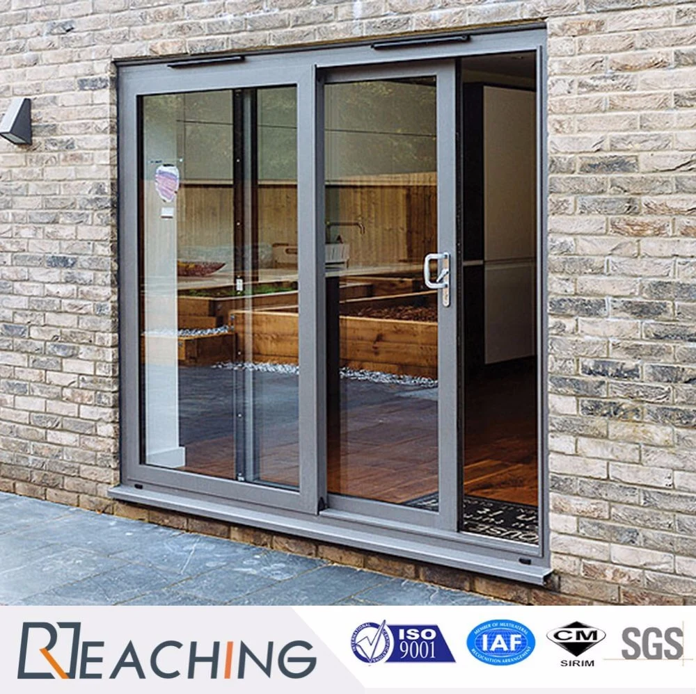 Multiply Color Aluminium Alloy Metal Door Sliding Door with Low-E Glass