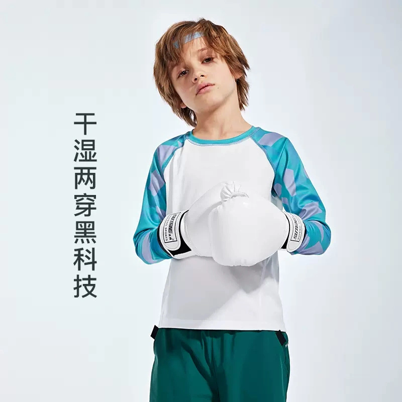 2022 New Autumn and Winter Children's Yoga Clothes Shirt Running Sports Fast Dry Boy and Girls Fitness Clothes