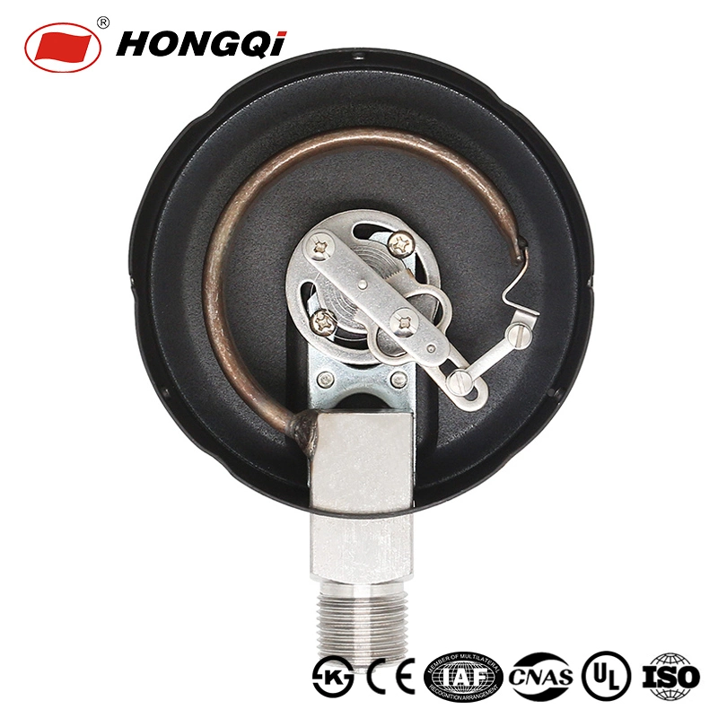 Hongqi 4 Inch Dial Vacuum Industry Ammonia Refrigeration Pressure Gauge