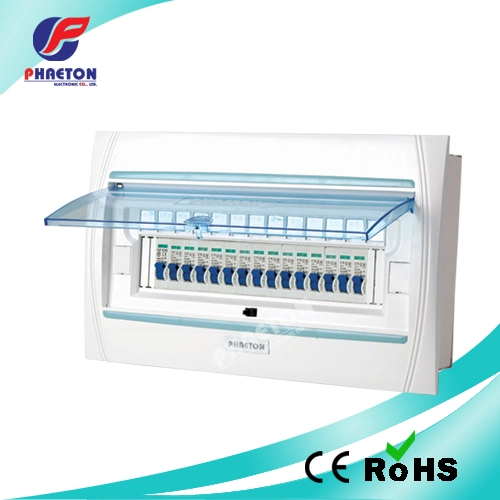 14-16 Forma de Panel de distribución de IP40 caja MCB