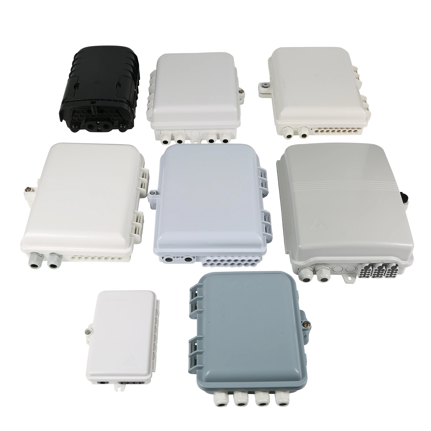 Waterproof Wall Mounted ABS or PC Material FTTH Mini Fiber Box 1core Fiber Optic Terminal Box Accessories