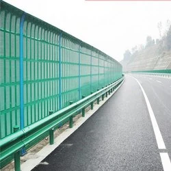 Ruido de la carretera Barreras de sonido de la autopista de aislamiento de la construcción de la Decoración de pared