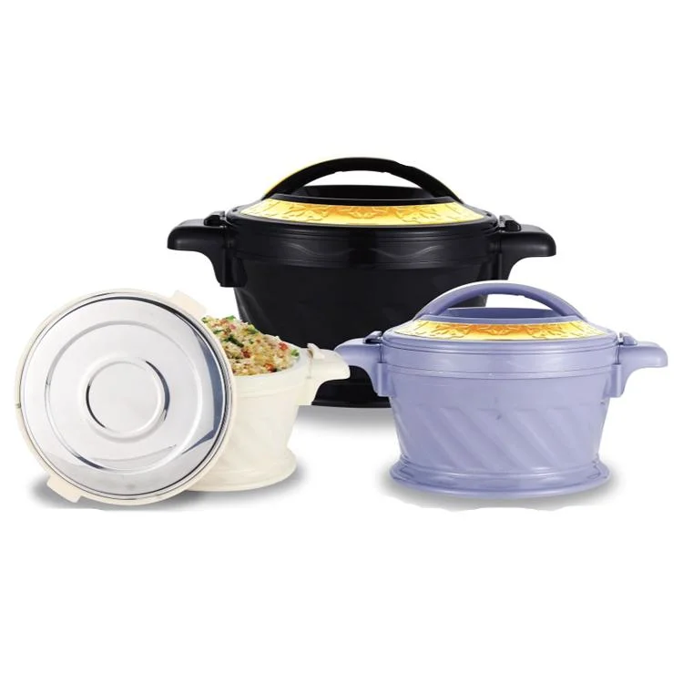 Venta caliente Utensilios de cocina Artículos de cocina plástico Calentador de alimentos térmico vacío almuerzo Caja de contenedores de acero inoxidable juego de 3