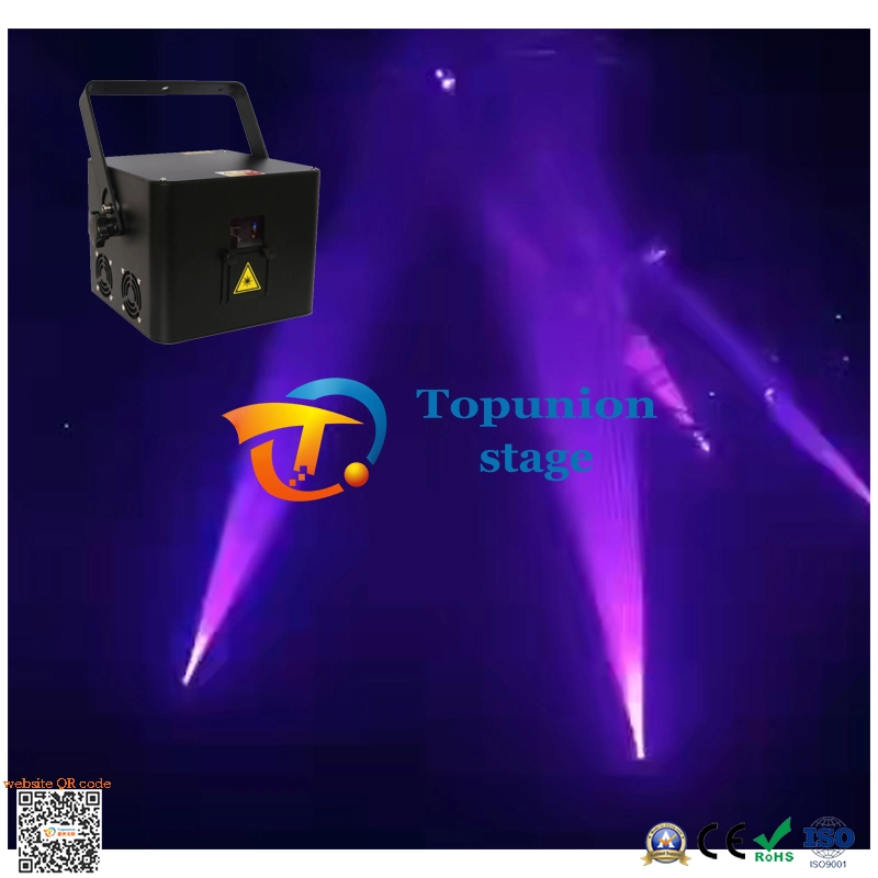 Hot sale Full Color DMX laser KTV Club DJ Disco Laser lumineux d'animation RVB 2 W.