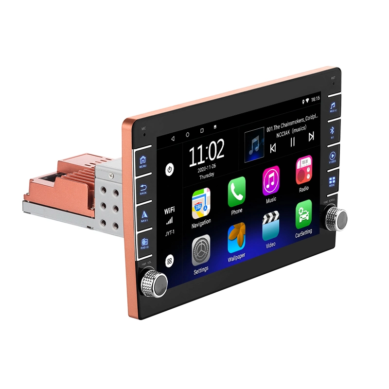 Single DIN Auto Stereo, 9 Zoll Touchscreen Auto Radio mit Bluetooth FM Radio iOS / Android Mirror Link TF / USB / Aux Eingang Auto Multimedia Player + Backup-Kamera