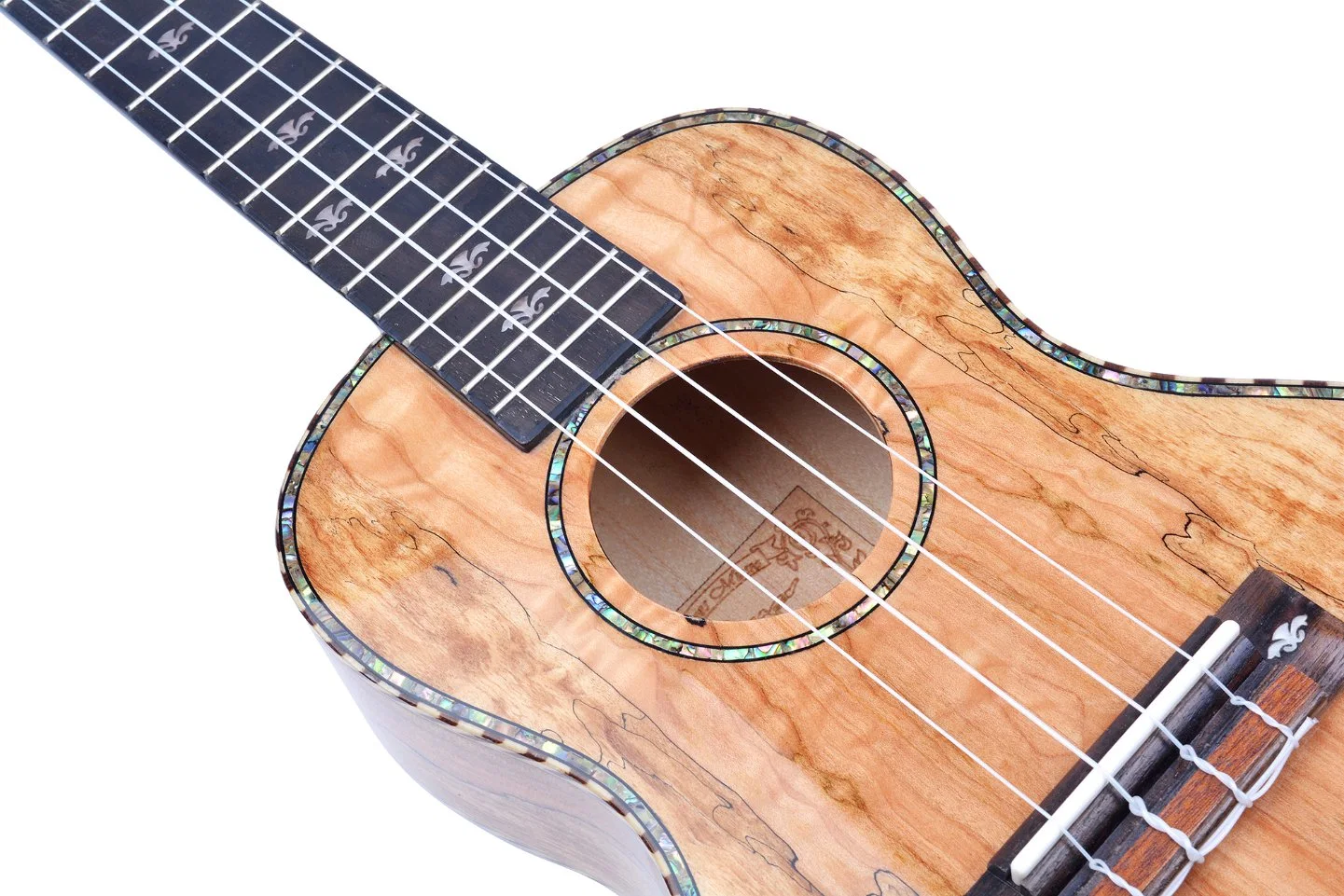 Wholesale/Supplier Special Spaled Maple Nylon 4 String Electric Concert Ukulele