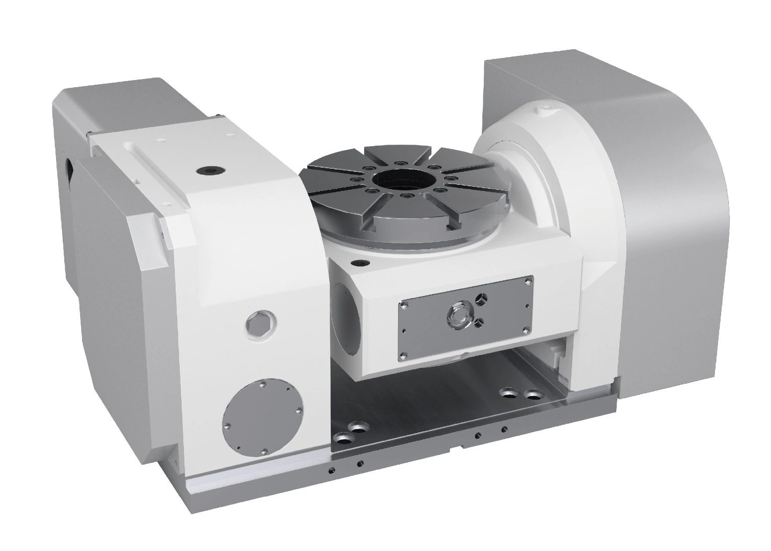 Freno neumático Mesa rotativa de 5th ejes Tabla de índices de máquina CNC Plato giratorio