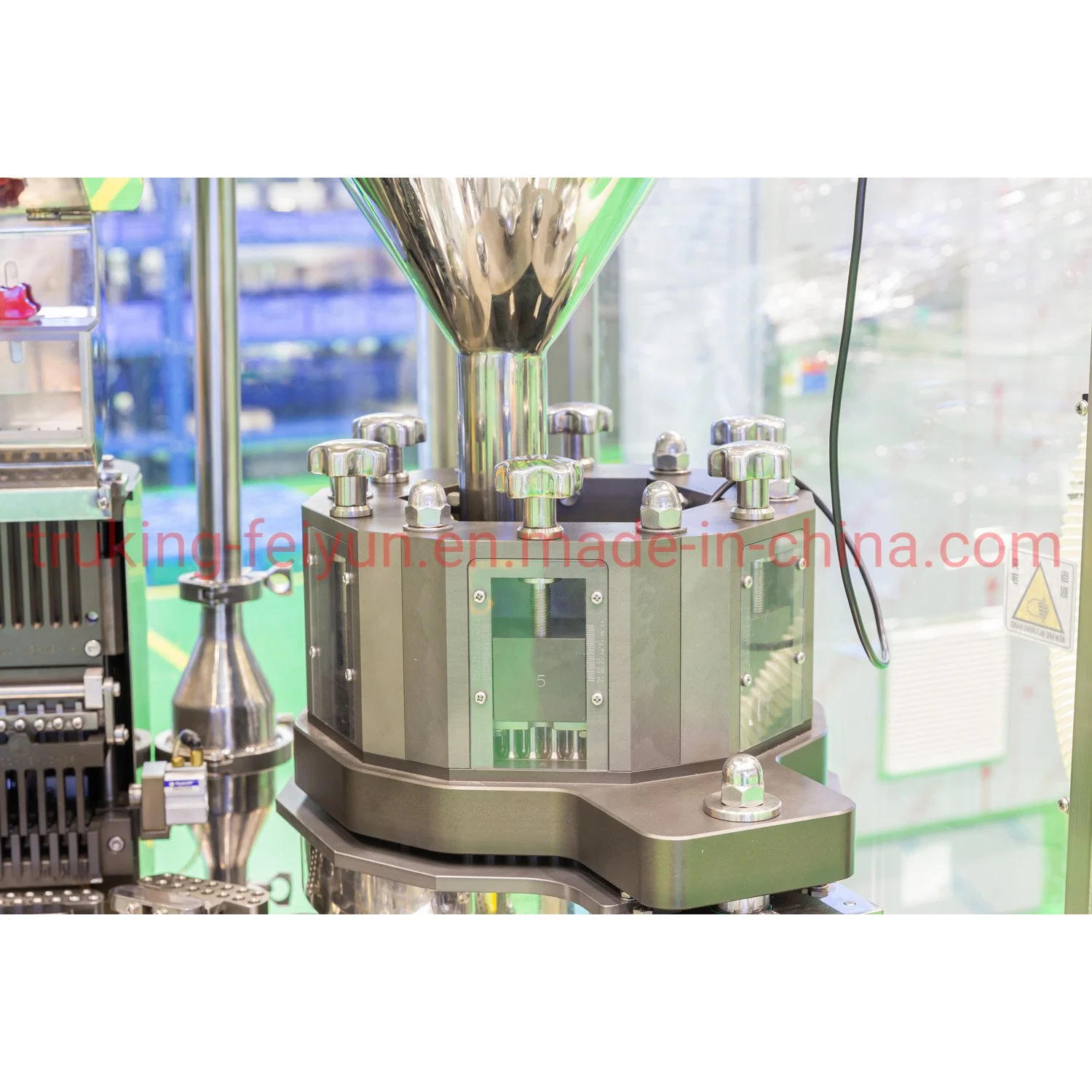 El polvo de farmacéuticos de pequeñas cápsulas de gelatina dura automática Máquina de Llenado