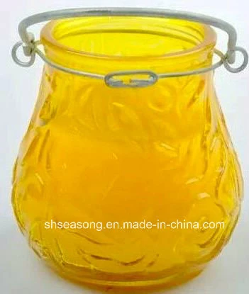 Porte-bougie en verre / Porte-verre pour bougie / Pot à bougie (SS1302-2)
