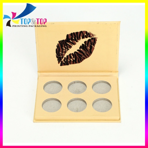 Custom Empty Cardboard Eyeshadow Packaging Palette Printing Paper Makeup Cases